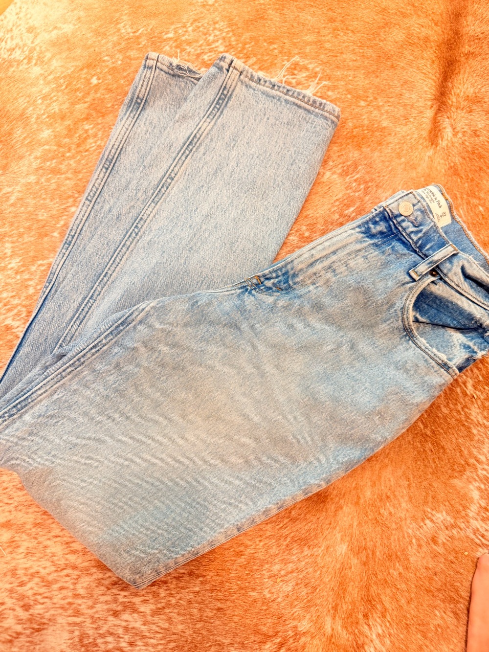 Abercrombie & Fitch Curve Love Split Hem Ultra High Rise Skinny Jeans 4 or 27! - Picture 5 of 7